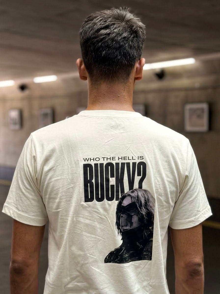Who The Hell Is Bucky Graphic Oversized T-Shirt