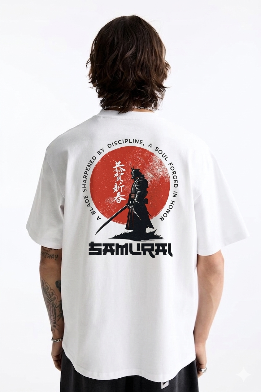 Samurai Graphic Printed T-Shirt