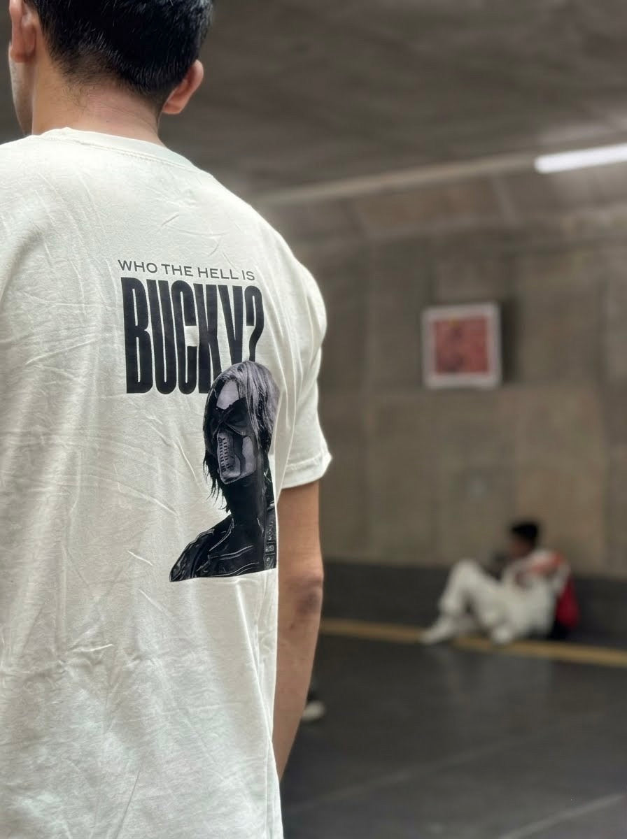Who The Hell Is Bucky Graphic Oversized T-Shirt