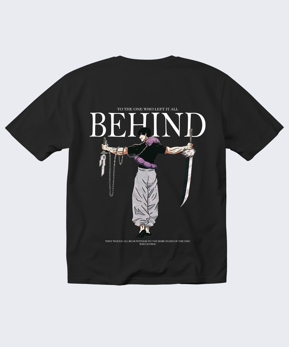 Behind Graphic Oversized T-Shirt