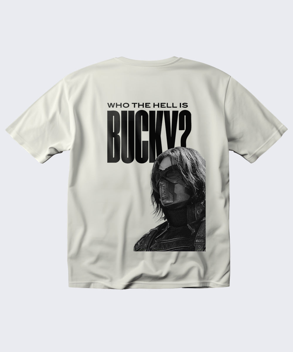 Who The Hell Is Bucky Graphic Oversized T-Shirt
