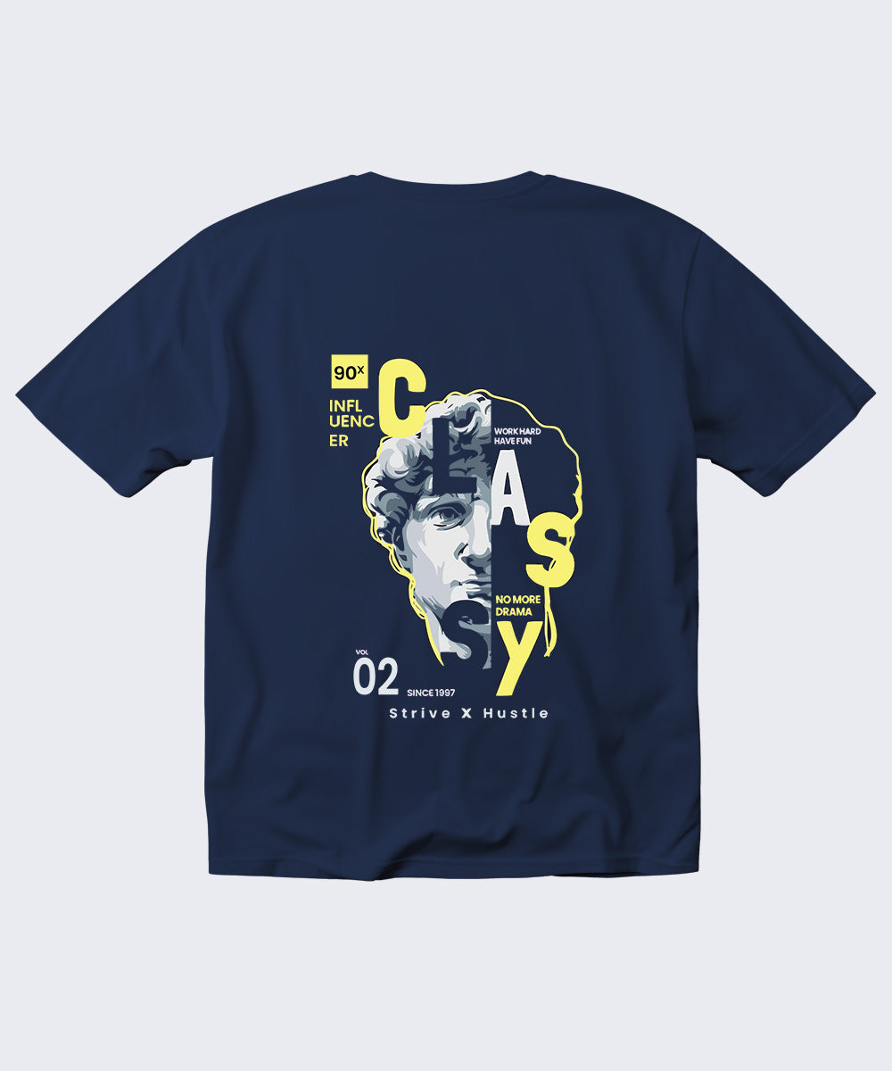 Strive X Hustle Graphic Oversized T-Shirt