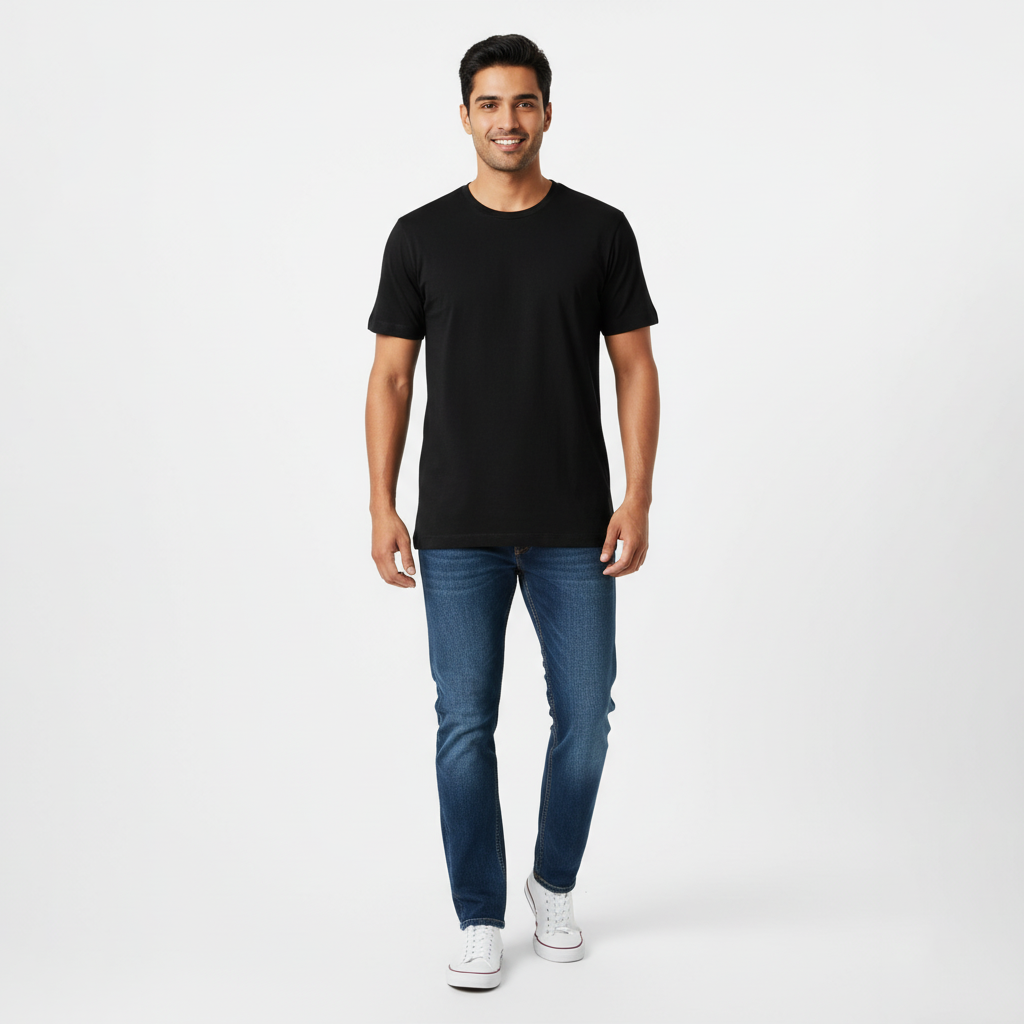 Black Regular Fit T-Shirt