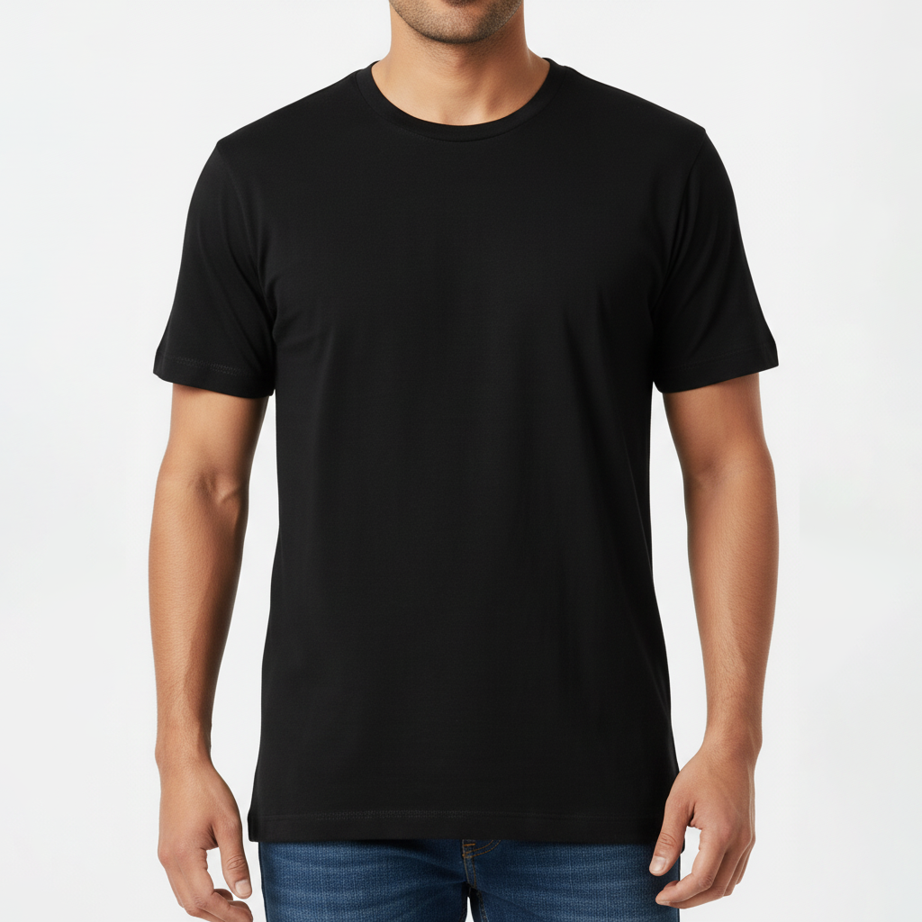 Black Regular Fit T-Shirt