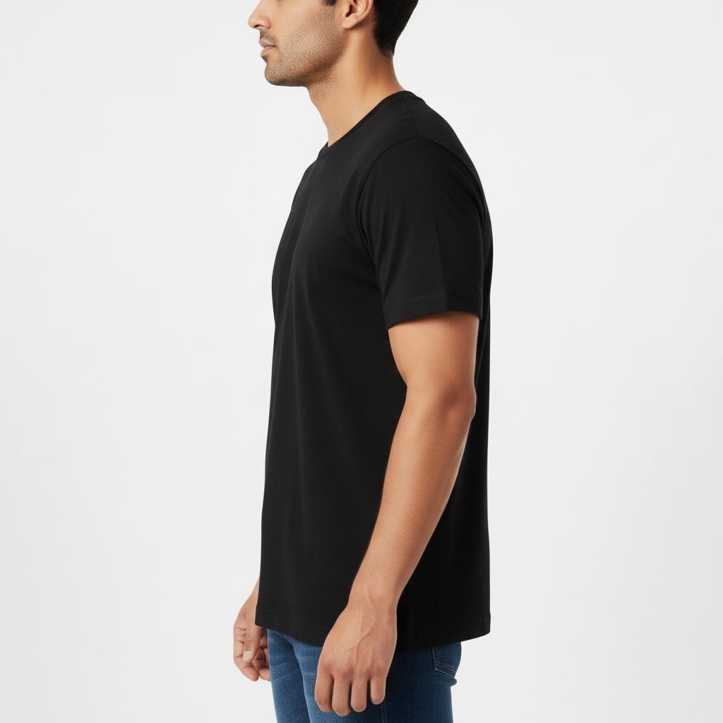 Black Regular Fit T-Shirt