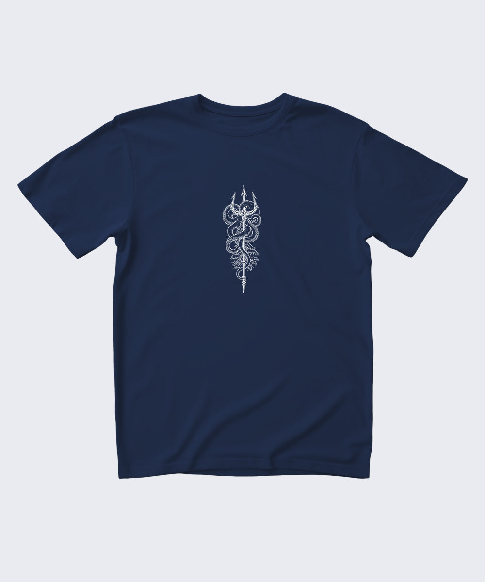 Poseidon Tempest Graphic Oversized T-Shirt