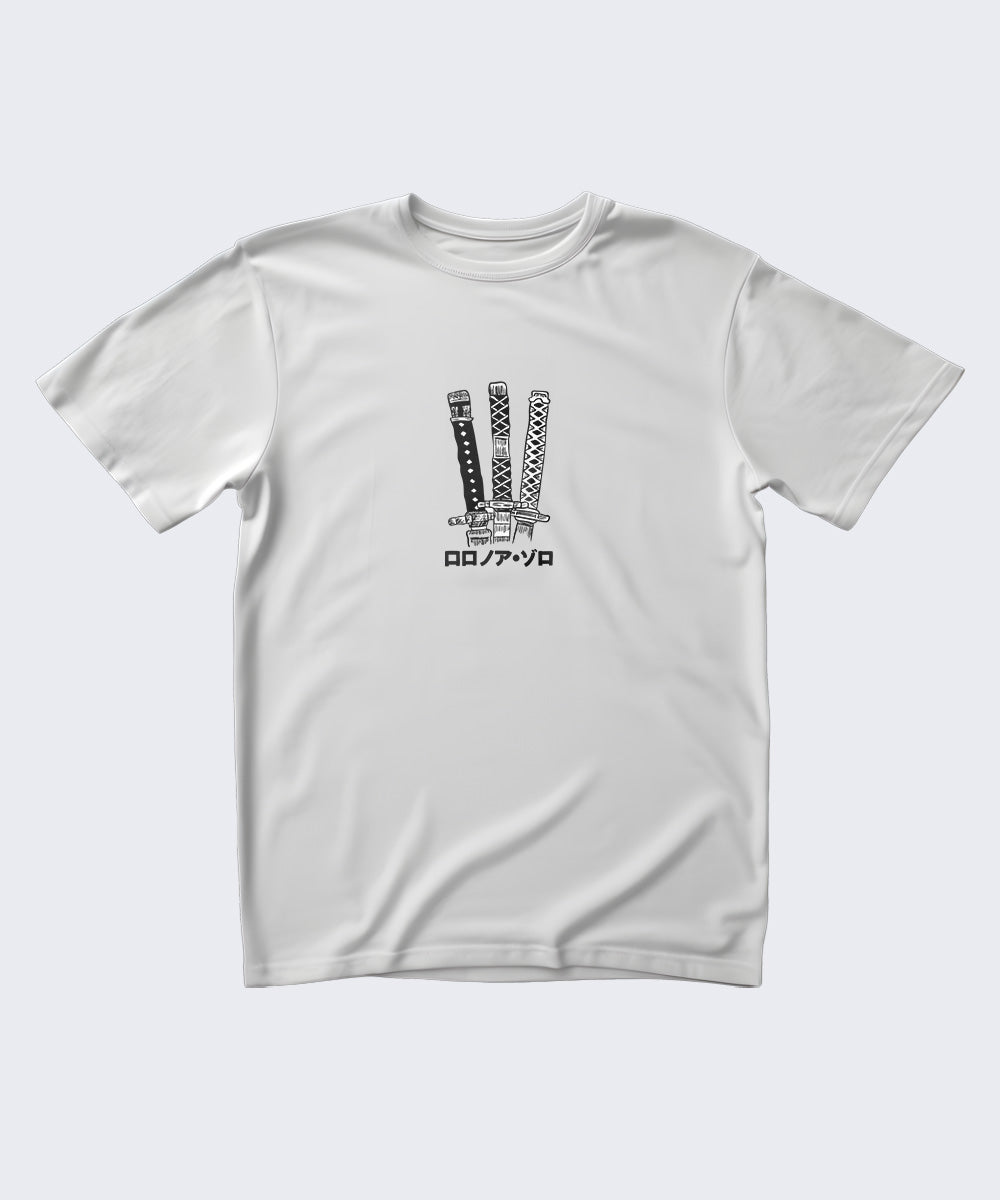Zoro Three-Sword Oversized Graphic T‑Shirt