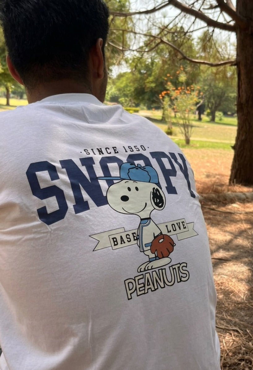Snoopy Oversized Graphic T‑Shirt
