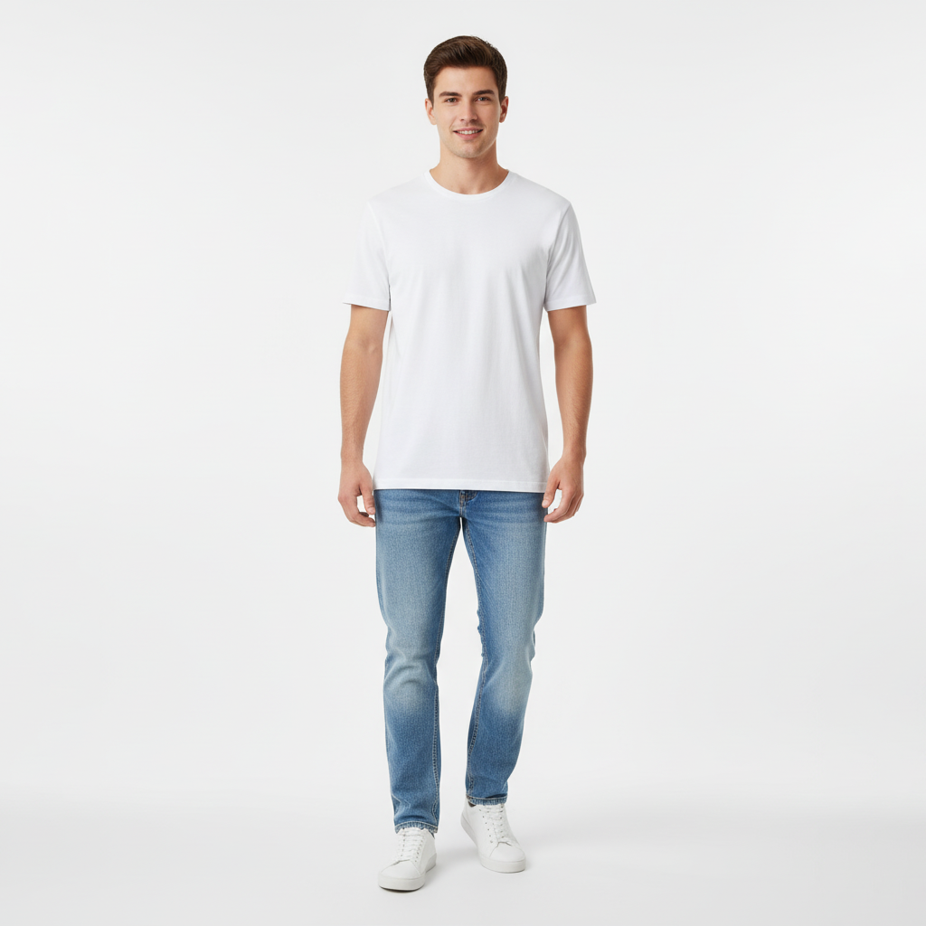 White Regular Fit T-Shirt