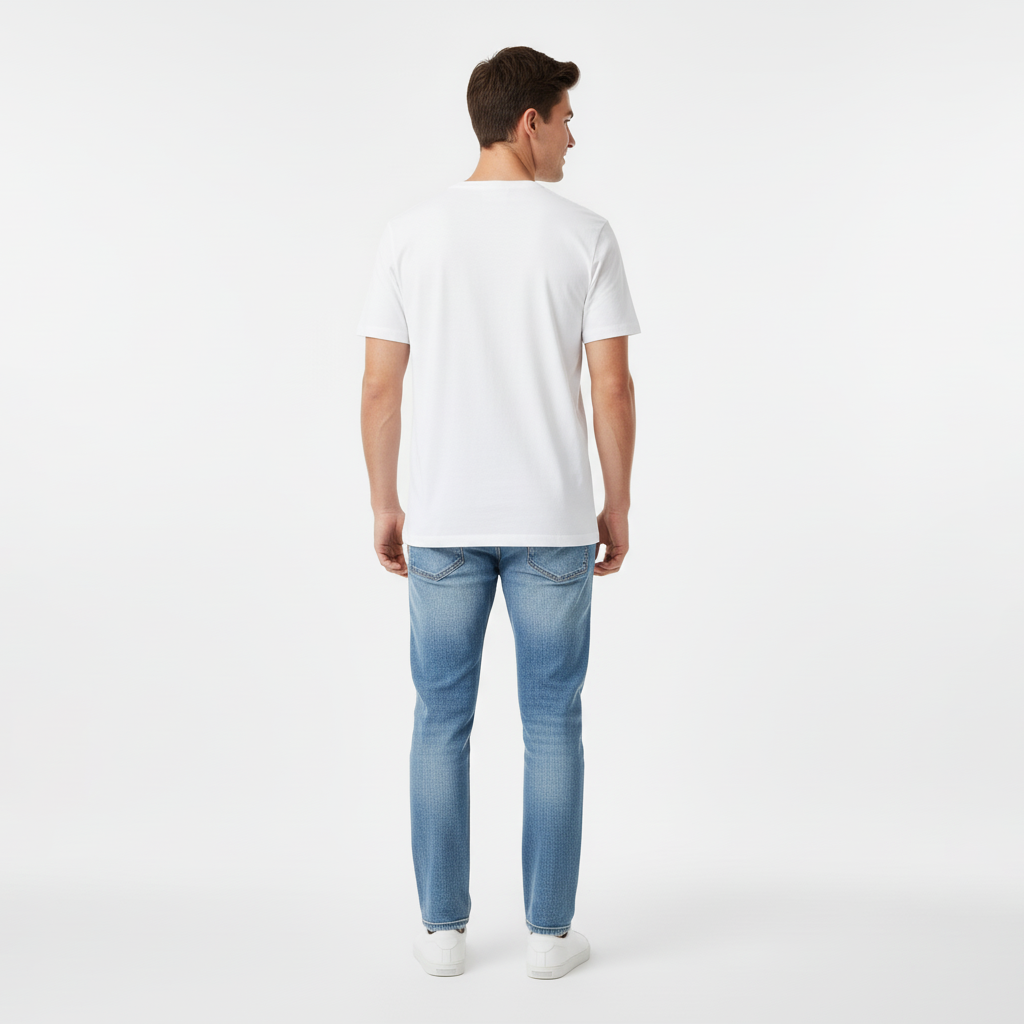 White Regular Fit T-Shirt