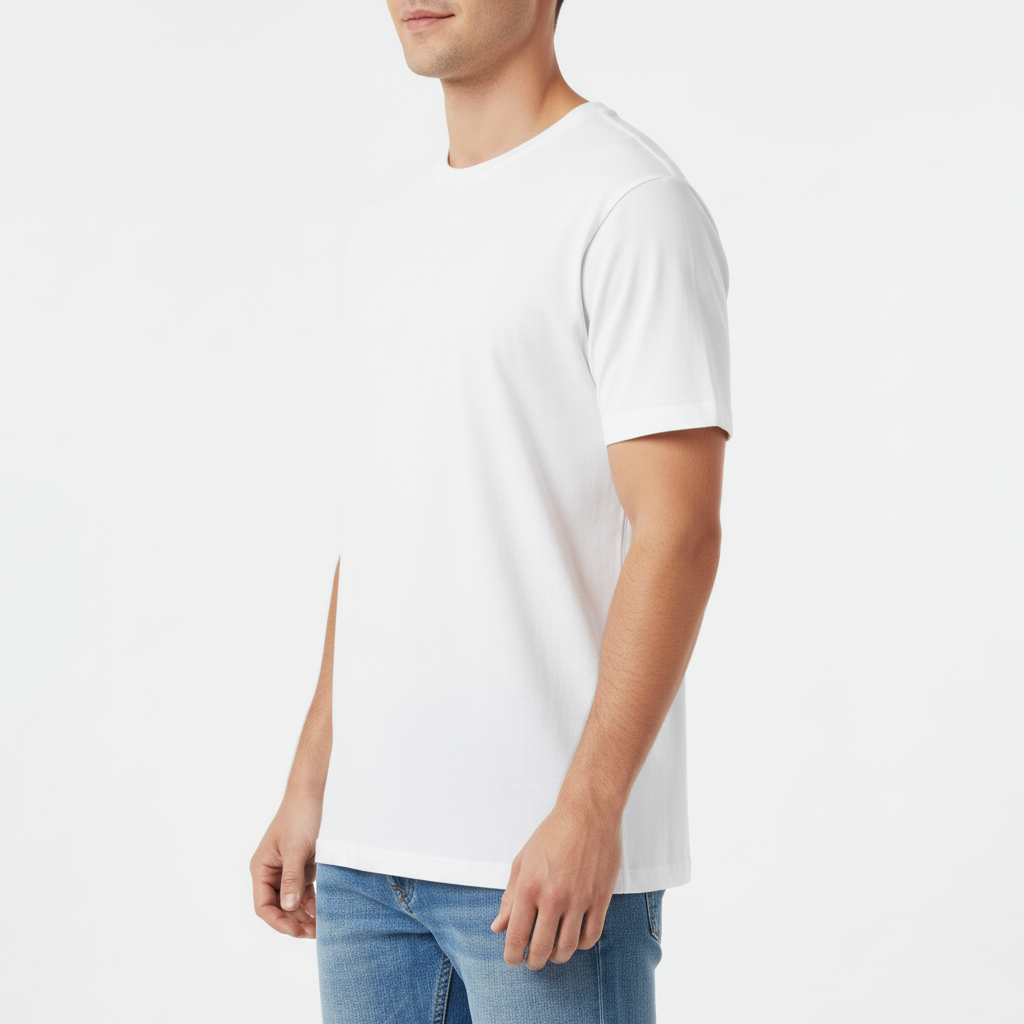 White Regular Fit T-Shirt