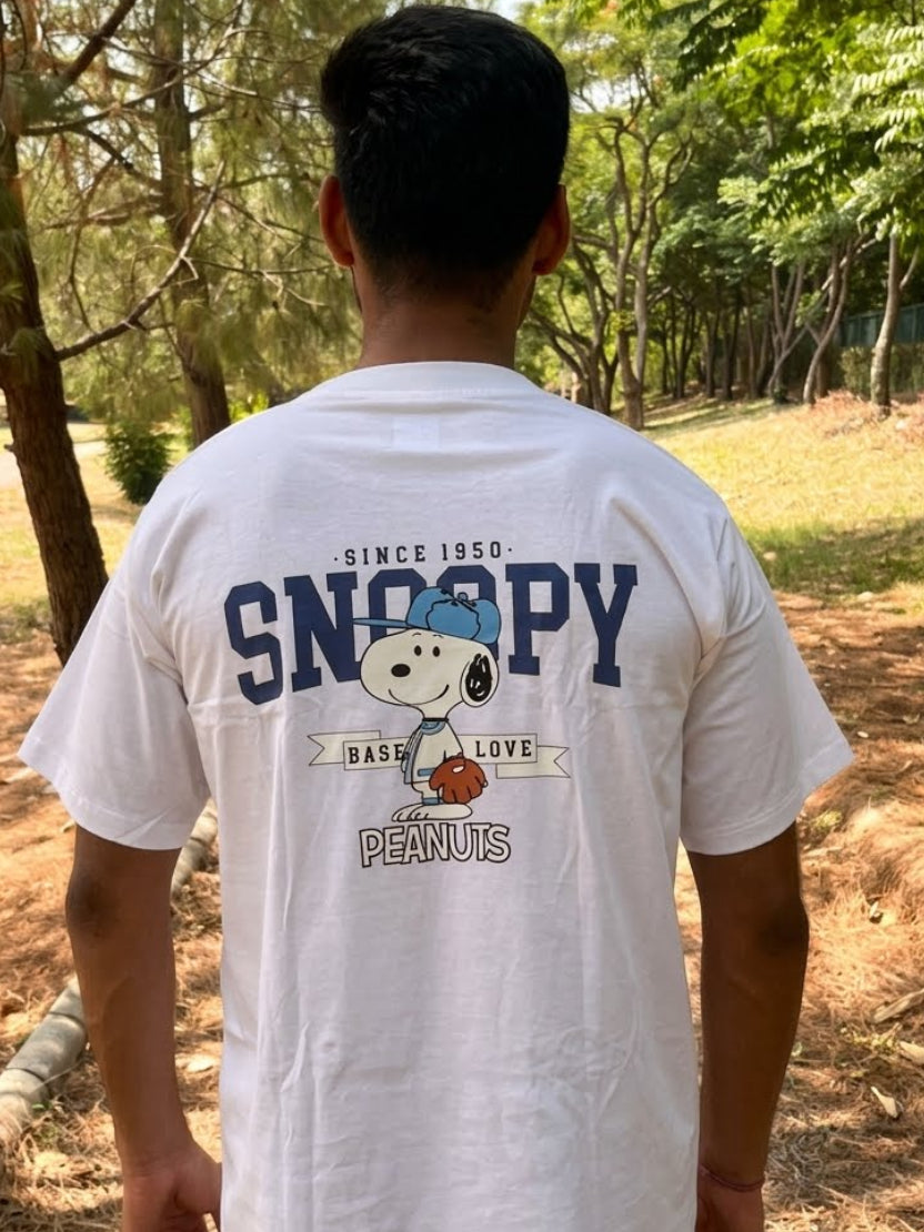 Snoopy Oversized Graphic T‑Shirt
